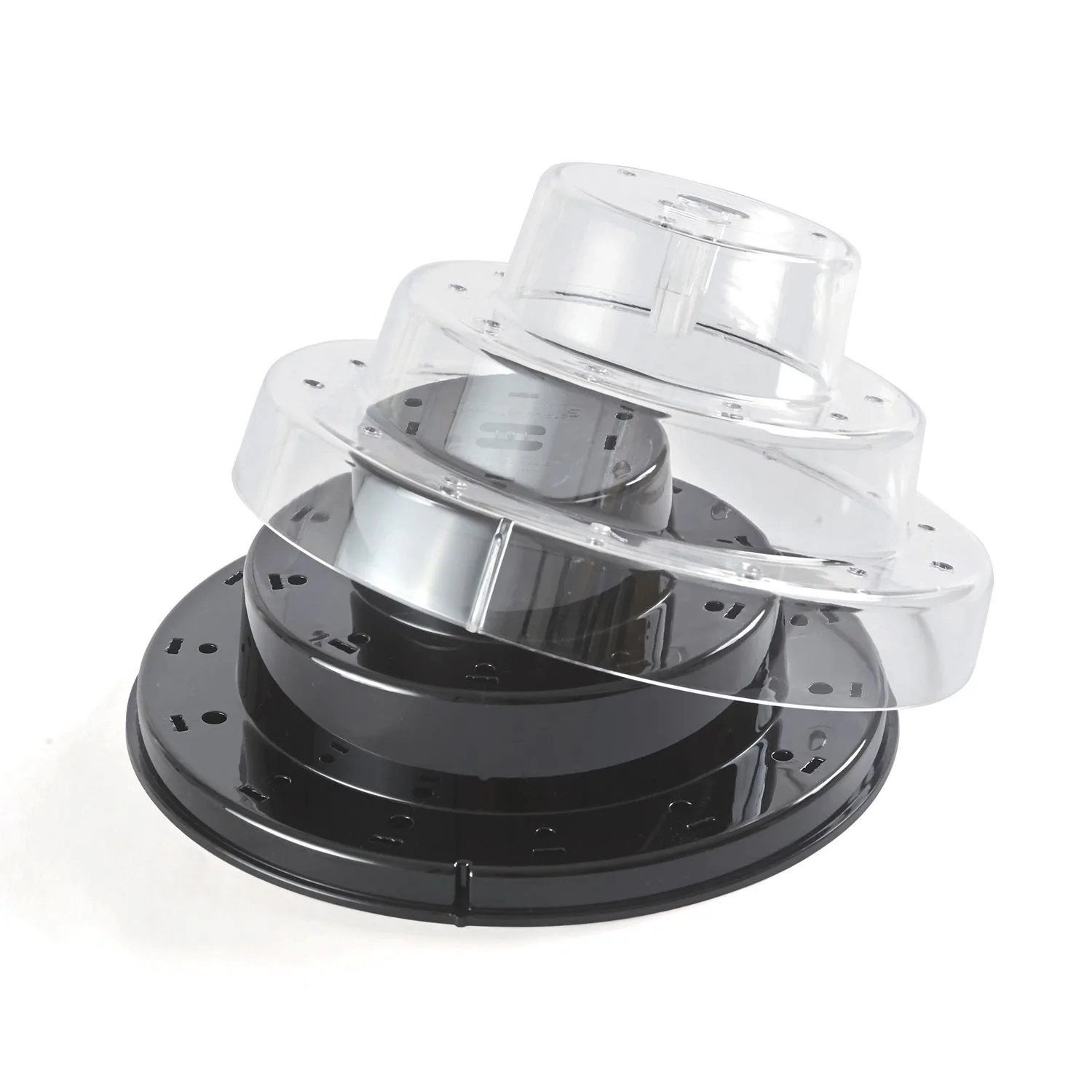 Stojan na cake pops a mini nanuky černý Silikomart